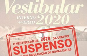 UEM suspende o Vestibular 2020